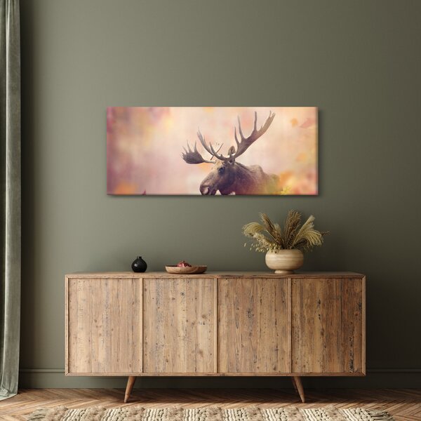 Slika - Gozd v jesenskem listju (120x50 cm)