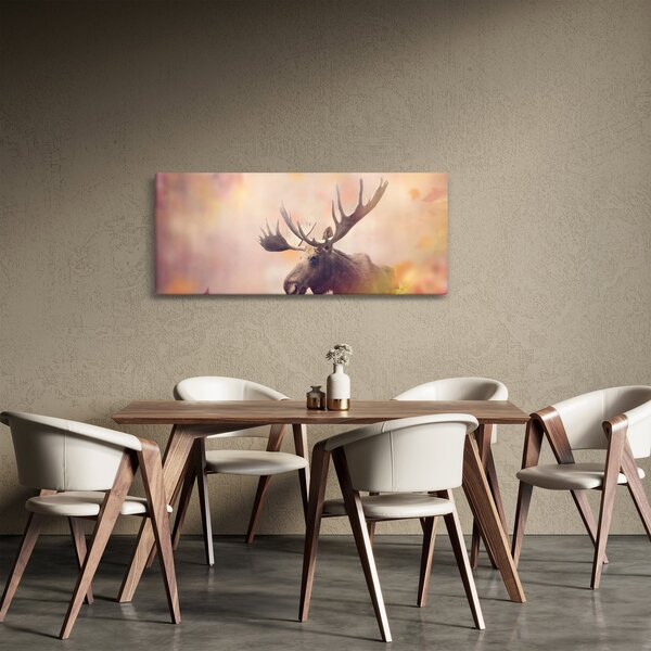 Slika - Gozd v jesenskem listju (120x50 cm)