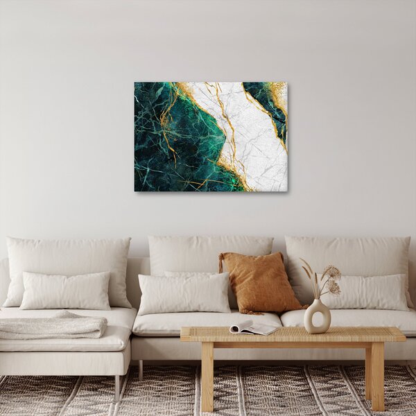 Slika - Turkizni marmor (70x50 cm)