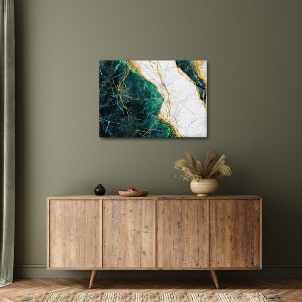 Slika - Turkizni marmor (70x50 cm)
