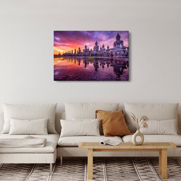 Slika - Bude v sončnem zahodu (90x60 cm)