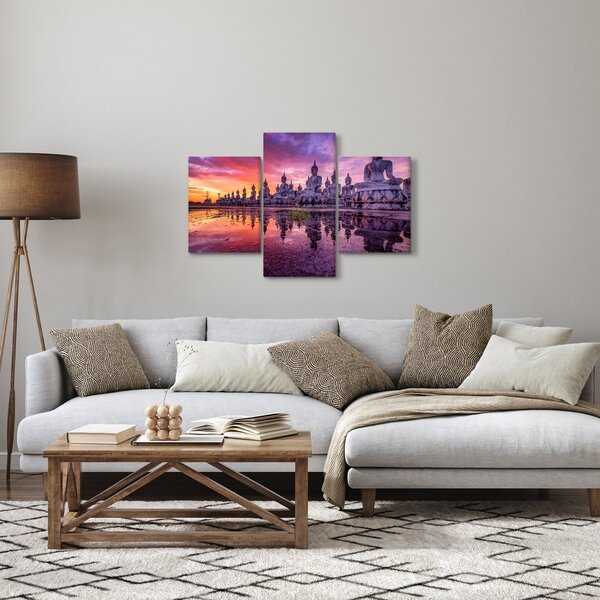 Slika - Bude v sončnem zahodu (90x60 cm)