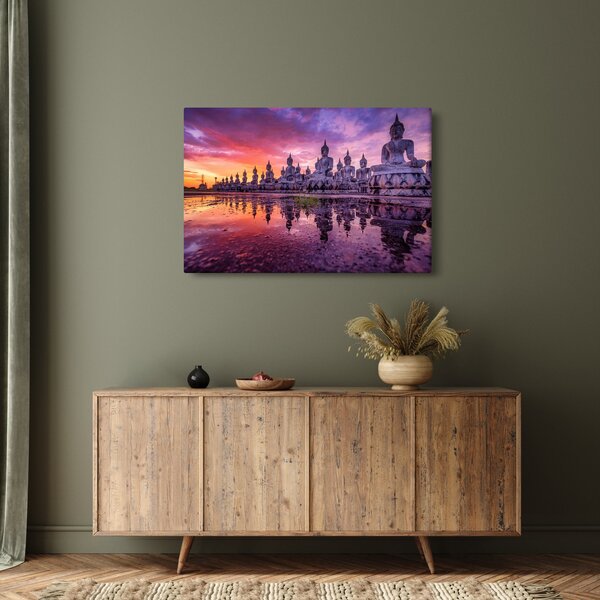 Slika - Bude v sončnem zahodu (90x60 cm)