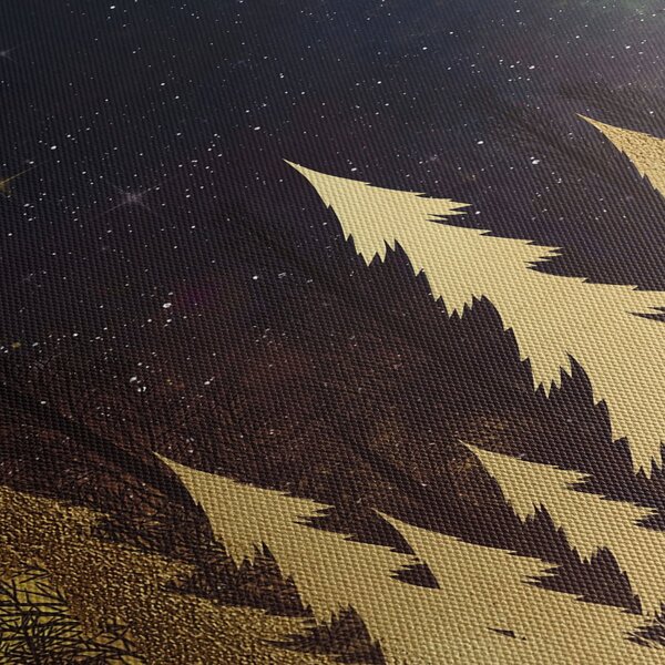 Slika - Zlata noč (120x50 cm)