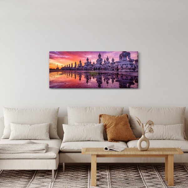 Slika - Bude v sončnem zahodu (120x50 cm)