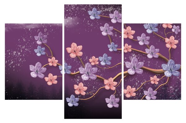 Slika - Pomladni somrak (90x60 cm)