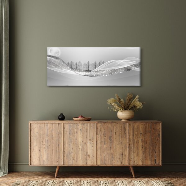 Slika - Srebrna pokrajina (120x50 cm)