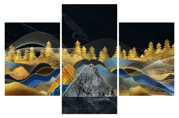 Slika - Zlate gore (90x60 cm)