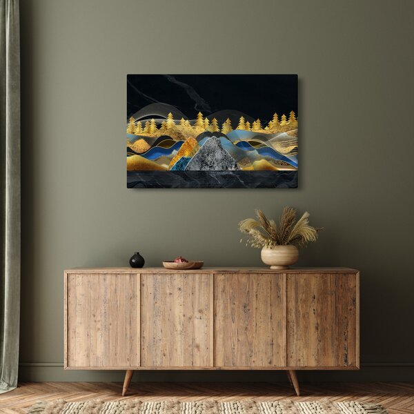 Slika - Zlate gore (90x60 cm)