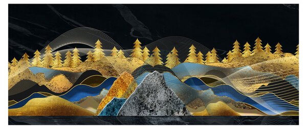 Slika - Zlate gore (120x50 cm)