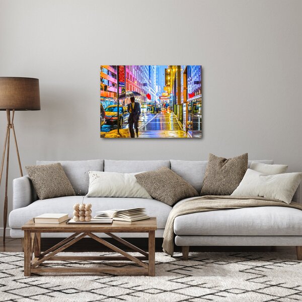 Slika - Mesto v neonskem sijaju (70x50 cm)