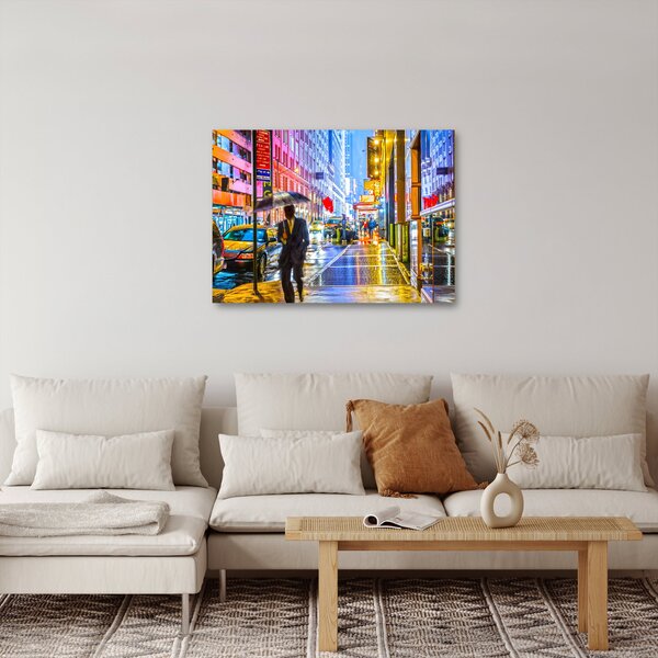 Slika - Mesto v neonskem sijaju (70x50 cm)