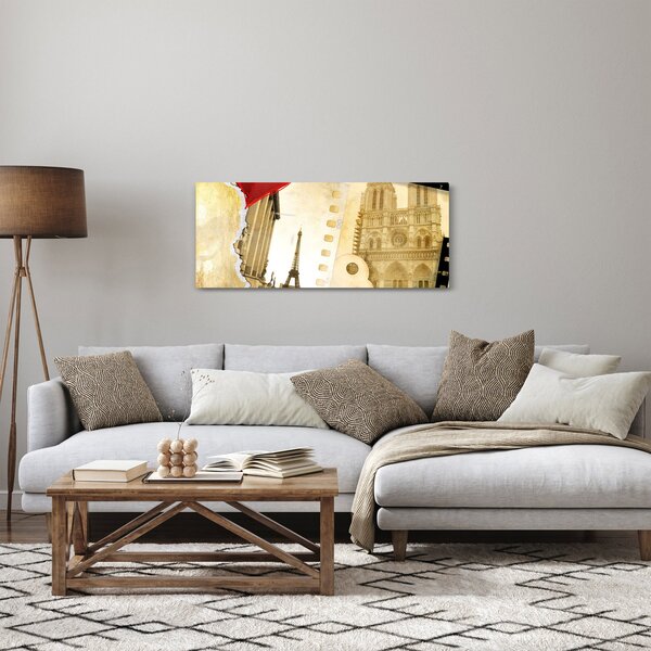 Slika - Spomini na Pariz (120x50 cm)