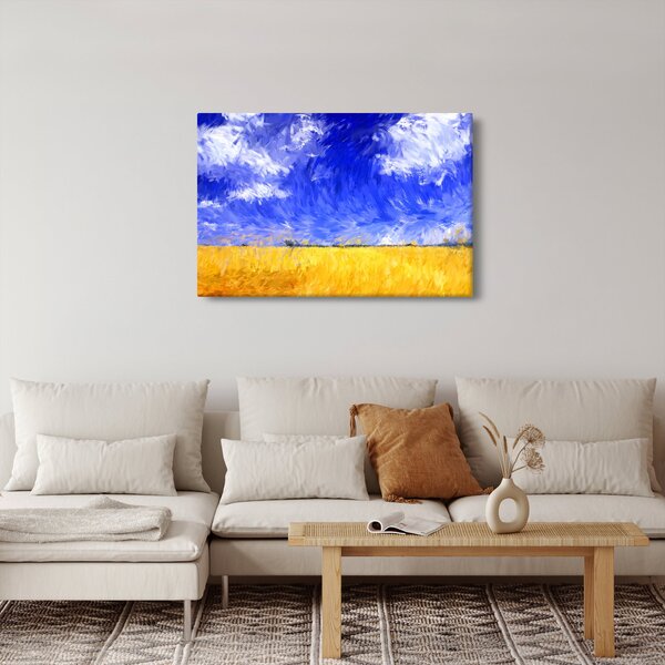 Slika - Oljna slika, Zlato polje (90x60 cm)