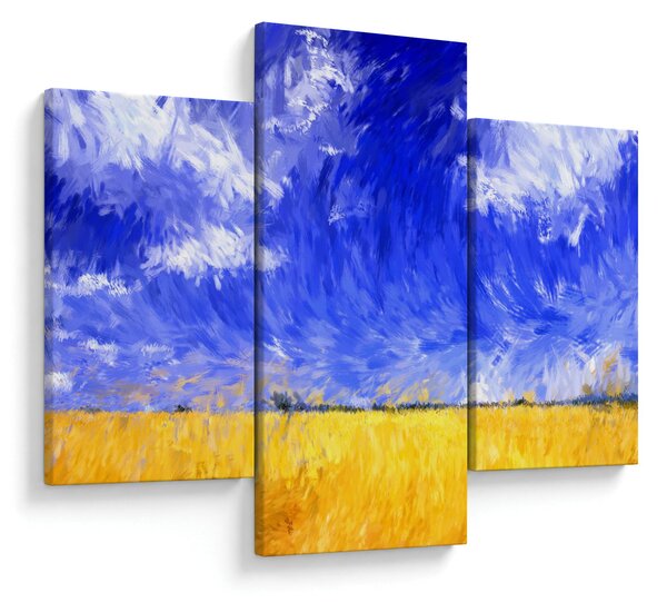 Slika - Oljna slika, Zlato polje (90x60 cm)