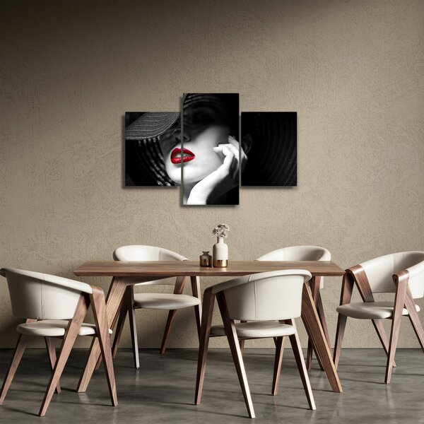 Slika - Ženska s klobukom (90x60 cm)