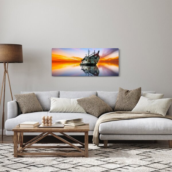 Slika - Zora nad brodolomcem (120x50 cm)