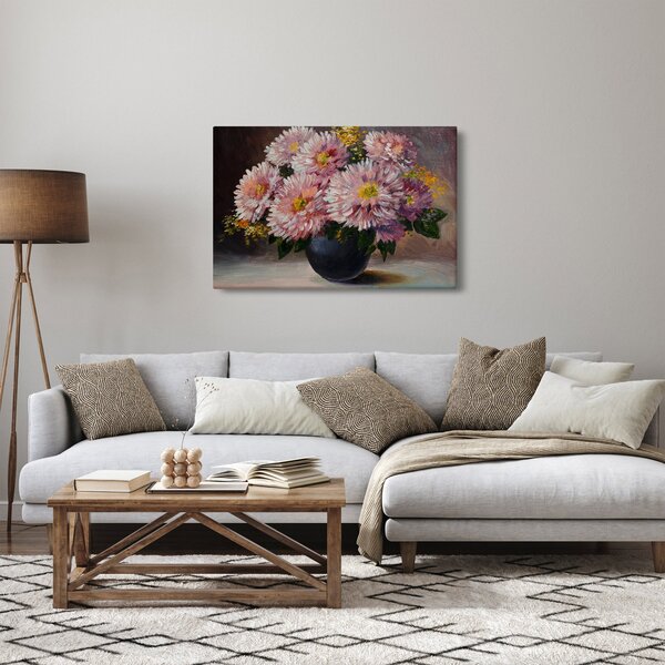 Slika - Oljna slika, Rože v vazi (90x60 cm)