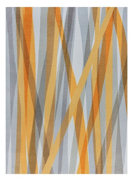 Narančasto-sivi dvoslojni tepih Flair Rugs Isabella, 170 x 240 cm