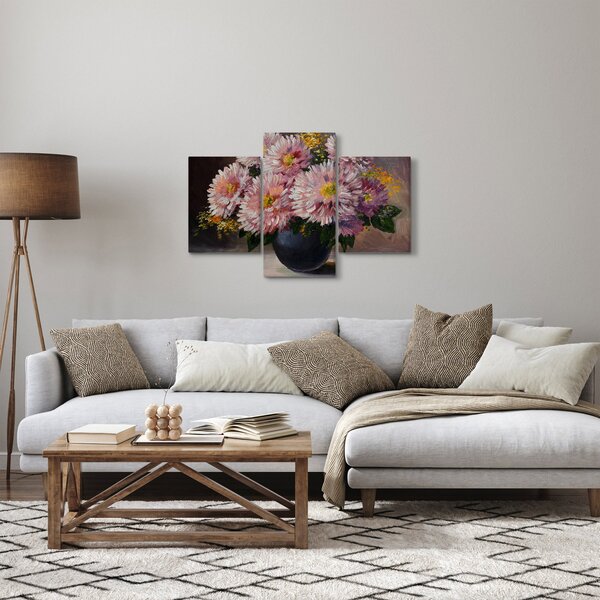 Slika - Oljna slika, Rože v vazi (90x60 cm)