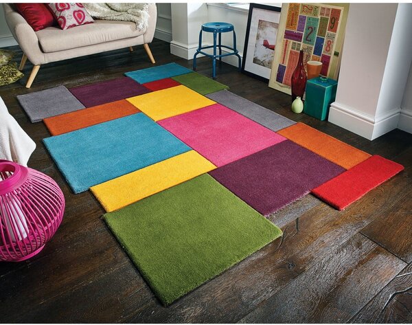 Šareni vuneni tepih Flair Rugs Collage, 120 x 180 cm