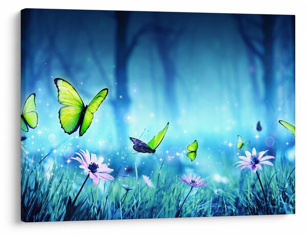 Slika - Mistična gozdna jasa (70x50 cm)