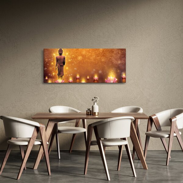 Slika - Buda v zlatih bleščicah (120x50 cm)