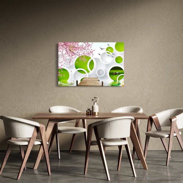 Slika - Pomol nad jezerom (90x60 cm)