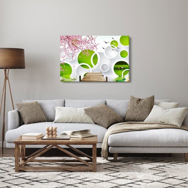 Slika - Pomol nad jezerom (90x60 cm)