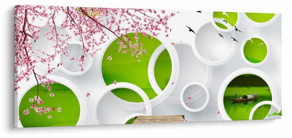 Slika - Pomol nad jezerom (120x50 cm)