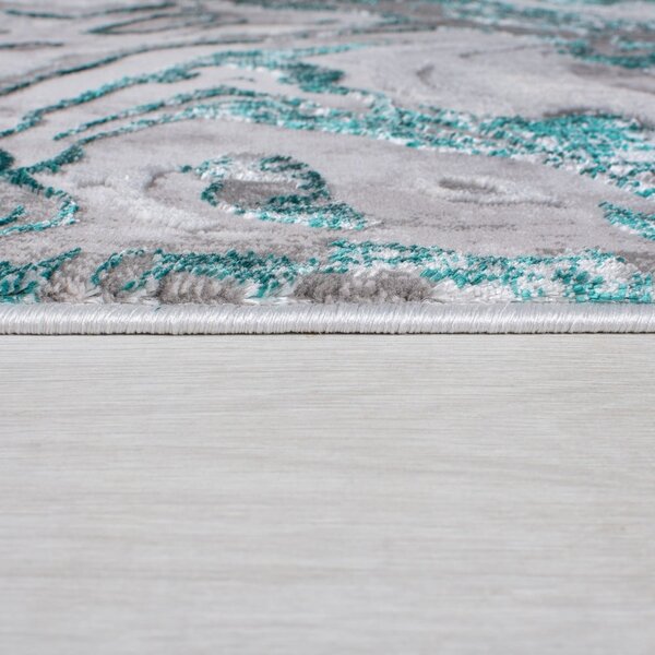 Sivi/tirkizni tepih 80x150 cm Marbled – Flair Rugs
