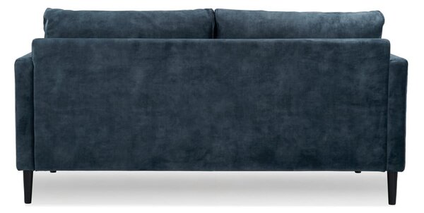 Tamnoplava sofa s baršunastom površinom Scandic Adagio, širine 153 cm