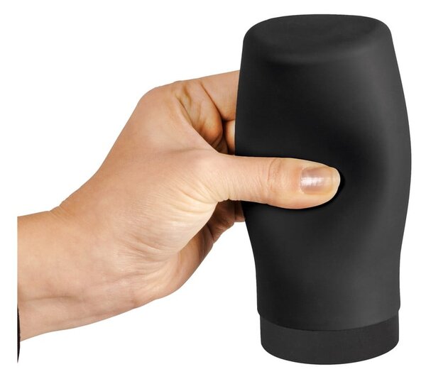 Crni silikonski dozator sapuna Wenko Easy Squeez-e