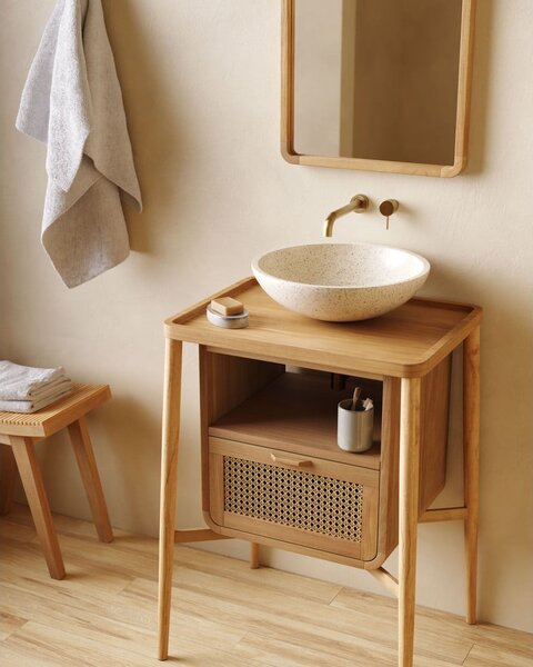 Umivaonik terrazzo Kave Home Sunday, ø 40 cm