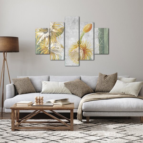 Slika - Cvetoči kaktusi (150x105 cm)