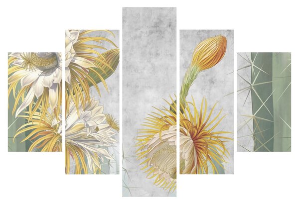 Slika - Cvetoči kaktusi (150x105 cm)
