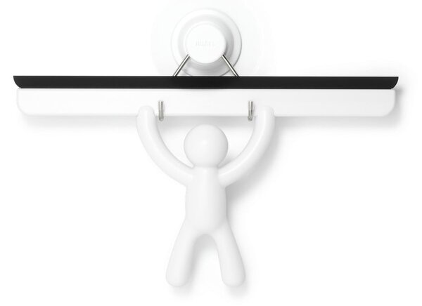 Bijeli brisač za stakla s držačem 26 cm Buddy – Umbra