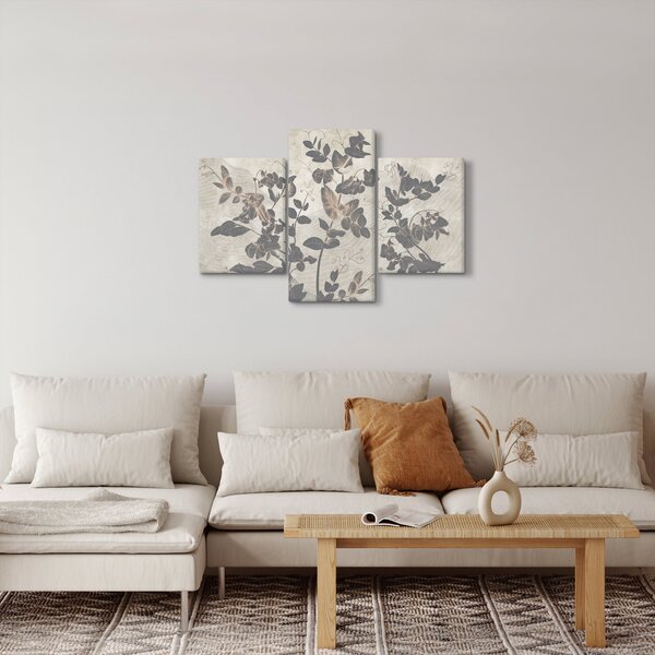 Slika - Teksturirani listi (90x60 cm)