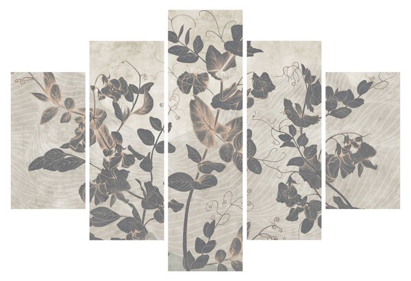 Slika - Teksturirani listi (150x105 cm)