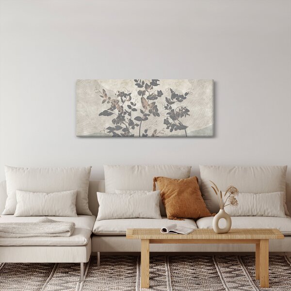 Slika - Teksturirani listi (120x50 cm)
