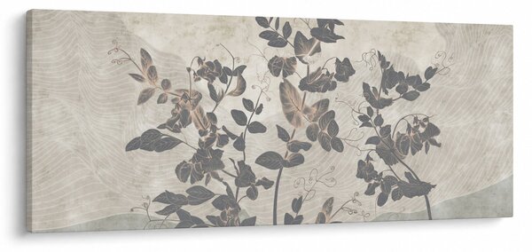 Slika - Teksturirani listi (120x50 cm)
