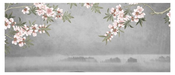 Slika - Luna nad pokrajino (120x50 cm)