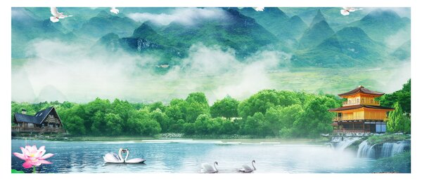 Slika - Sanjska pokrajina (120x50 cm)