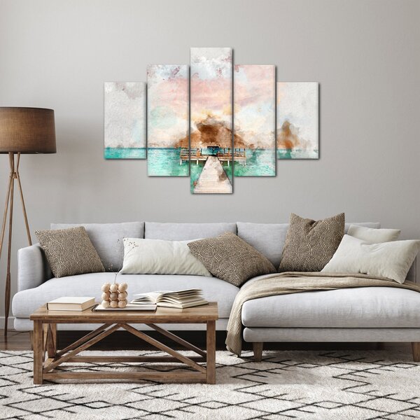 Slika - Maldivi, lesen pomol (150x105 cm)