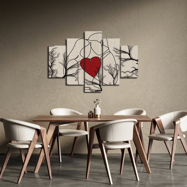 Slika - Zaljubljeni par (150x105 cm)