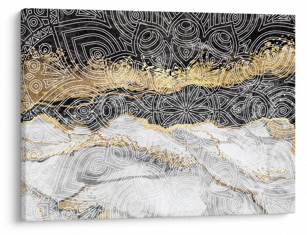 Slika - Mandala v marmorju (70x50 cm)