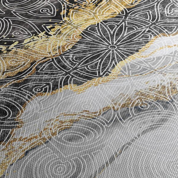 Slika - Mandala v marmorju (150x105 cm)