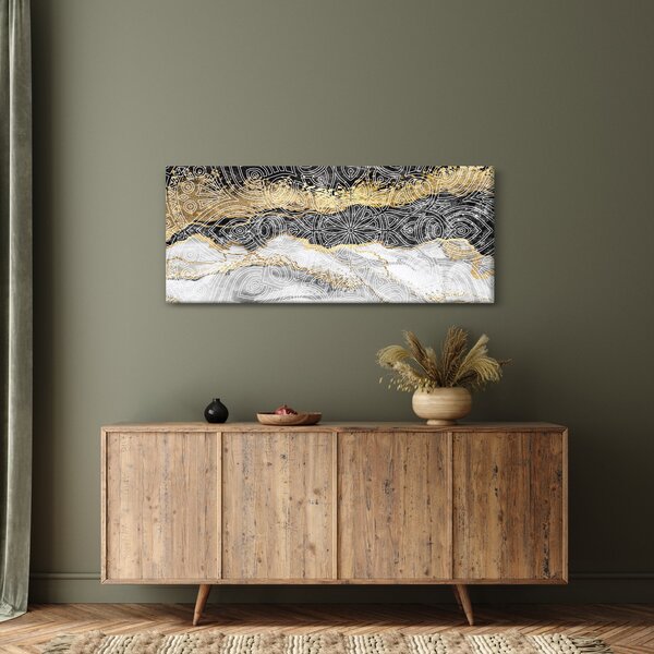 Slika - Mandala v marmorju (120x50 cm)