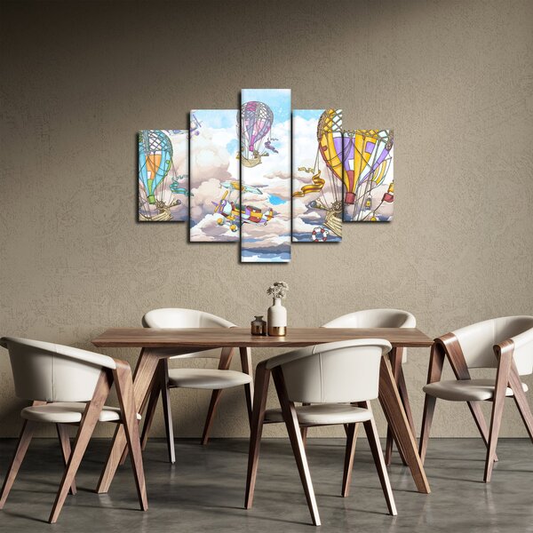 Slika - Odprava v oblakih (150x105 cm)