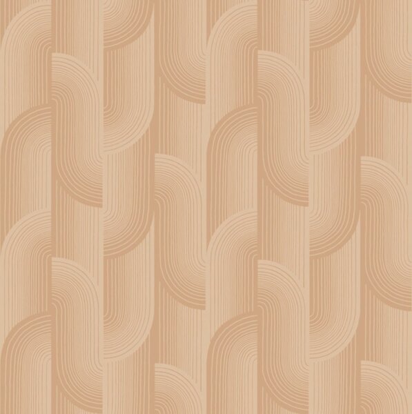 Flis tapeta za zid, smeđe-bež, geometrijska, PW3112, Precious Weaves, Grandeco | Ljepilo besplatno